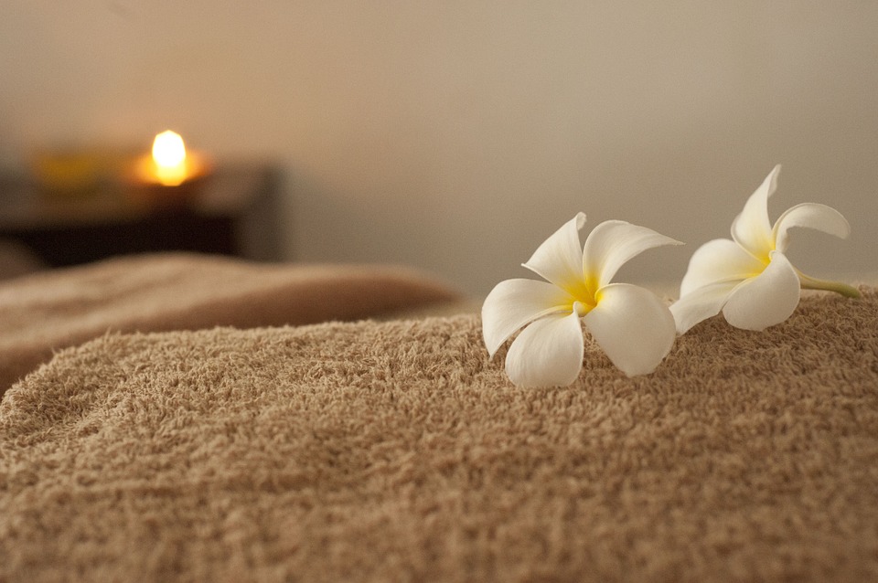 Flowers on Towel