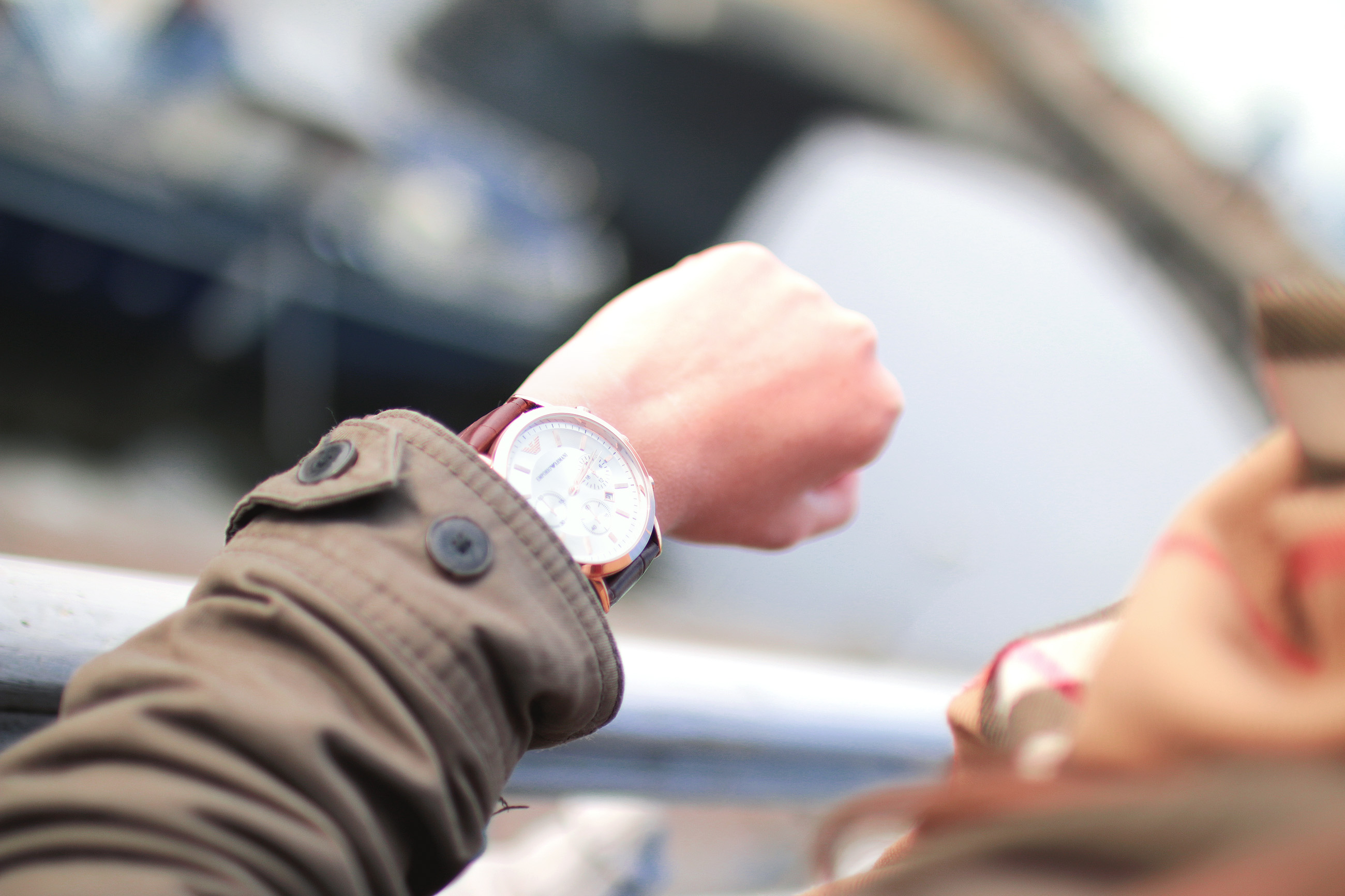 Woman Checking Watch