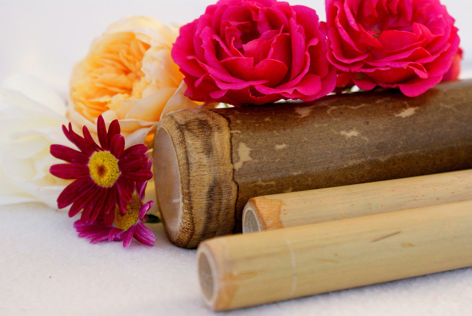 Wood with Flowers